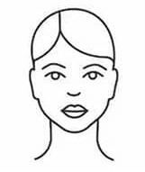 La réflexologie dessin d'un visage de femme